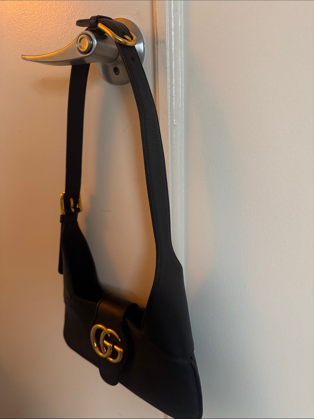 Authentic Gucci Black Leather Purse - Picture 4 of 6